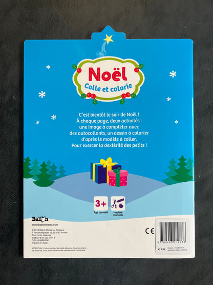 Coller et colorier - Noël