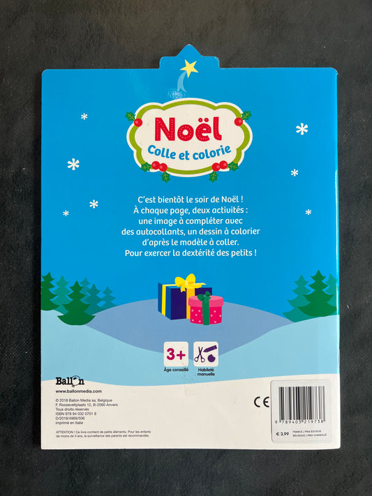 Coller et colorier - Noël