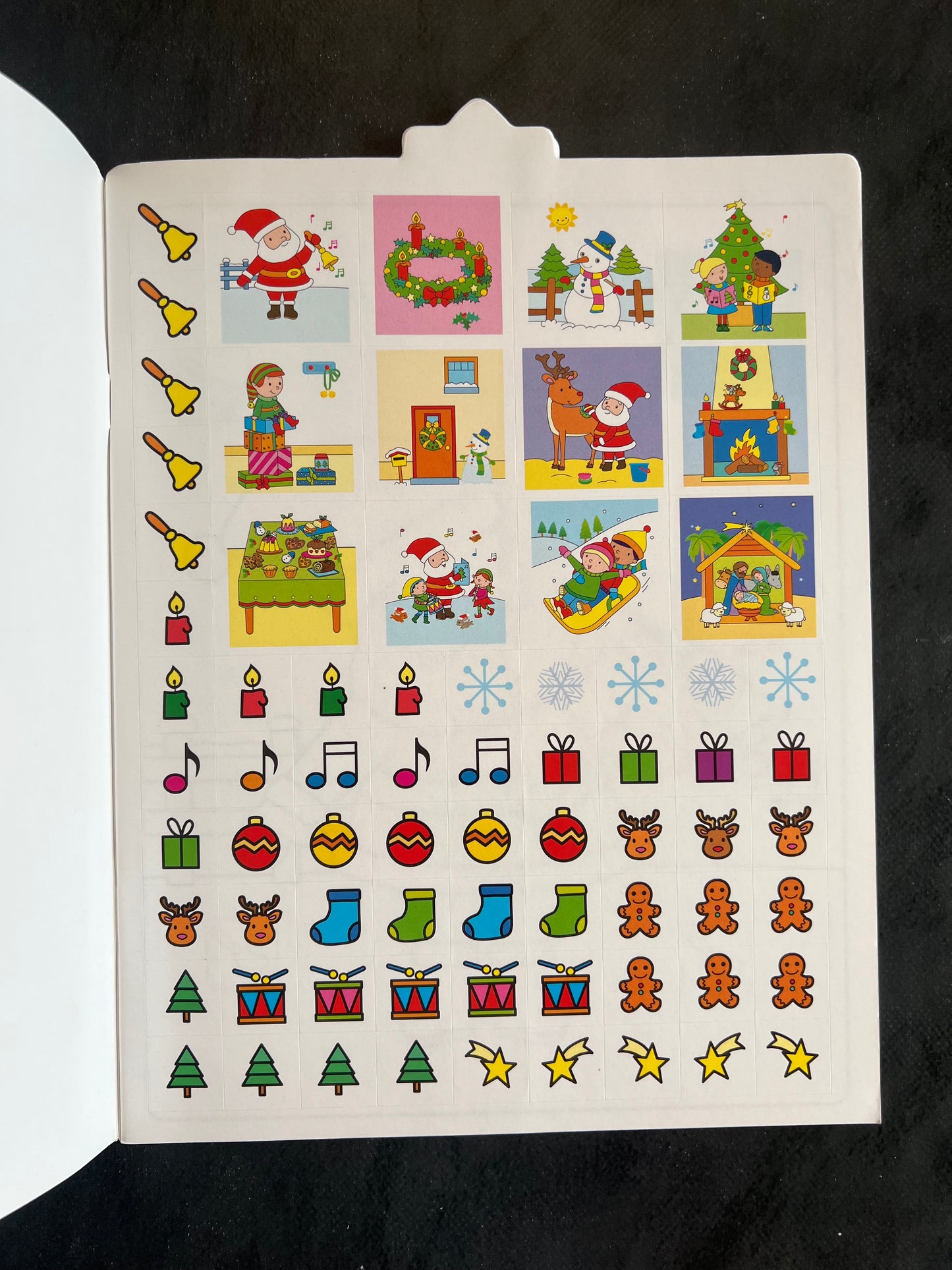 Coller et colorier - Noël