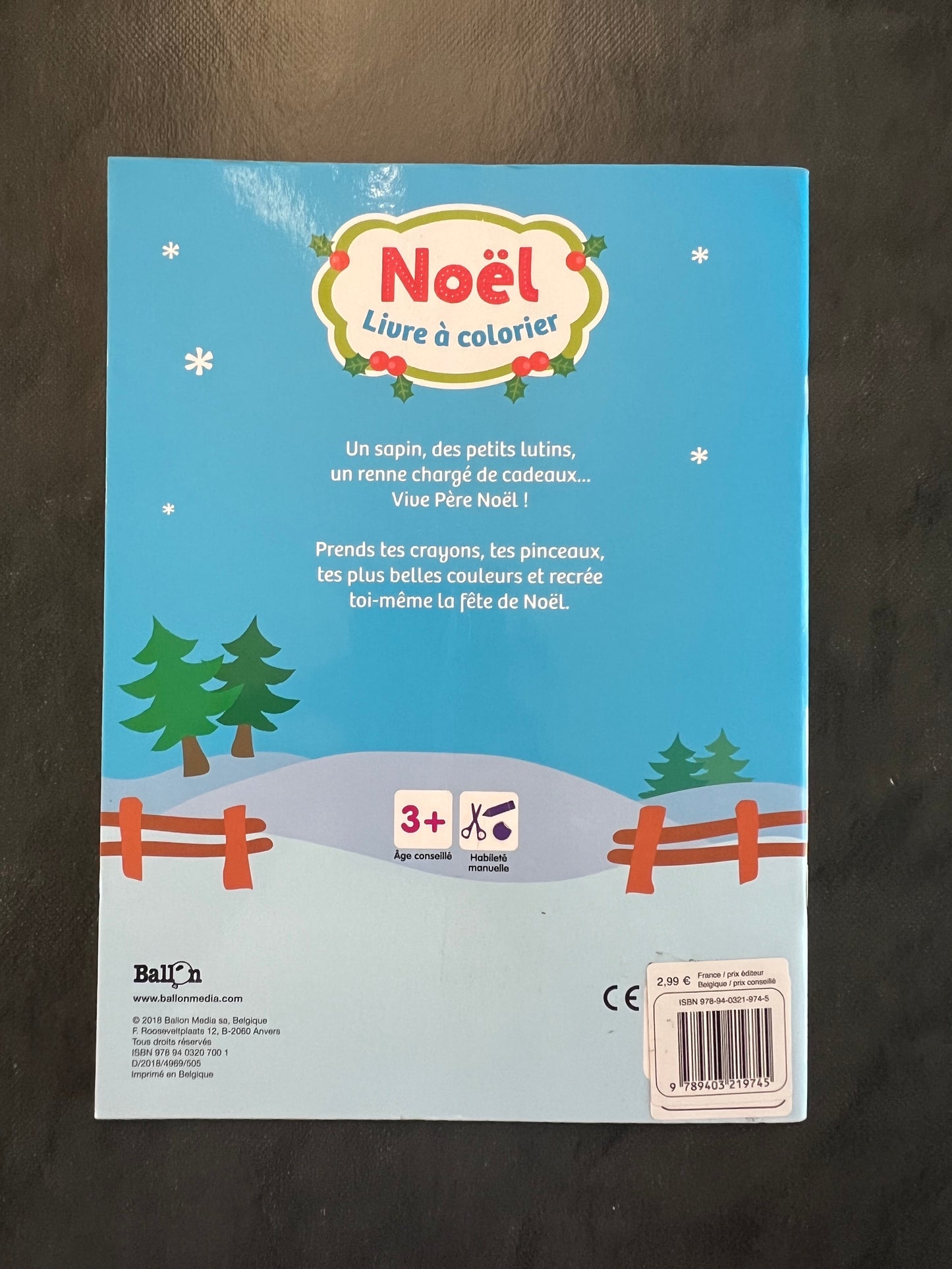 Livre à colorier - Noël