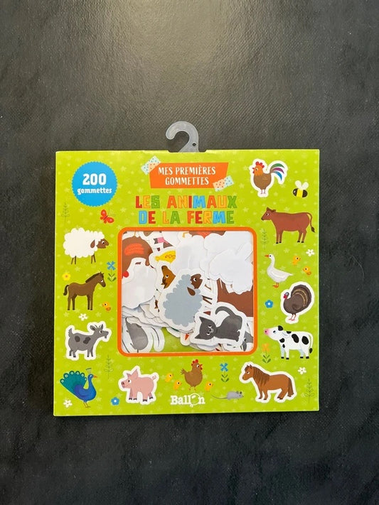 Mes premières gommettes - les animaux de la ferme