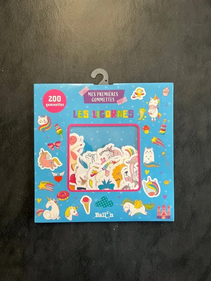 Mes premières gommettes - les licornes