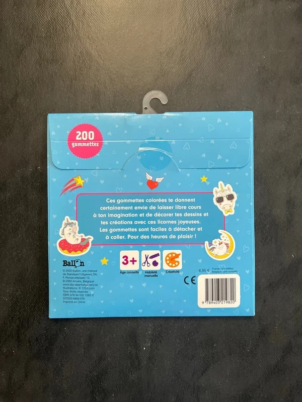 Mes premières gommettes - les licornes