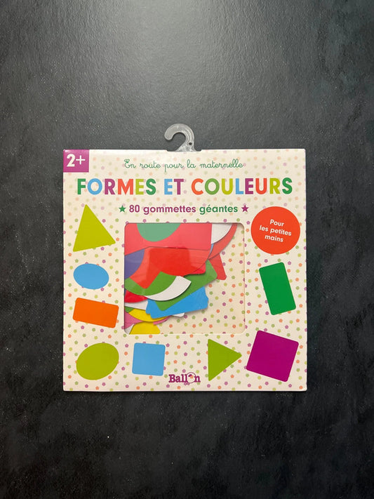 Gommettes formes et couleurs - Dès 2 ans