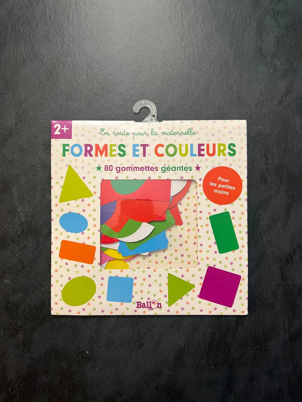 Gommettes formes et couleurs - dès 2 ans