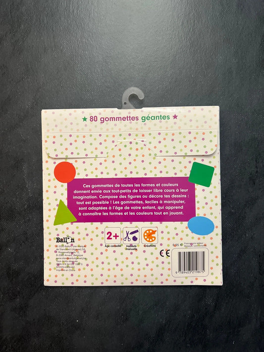 Gommettes formes et couleurs - dès 2 ans