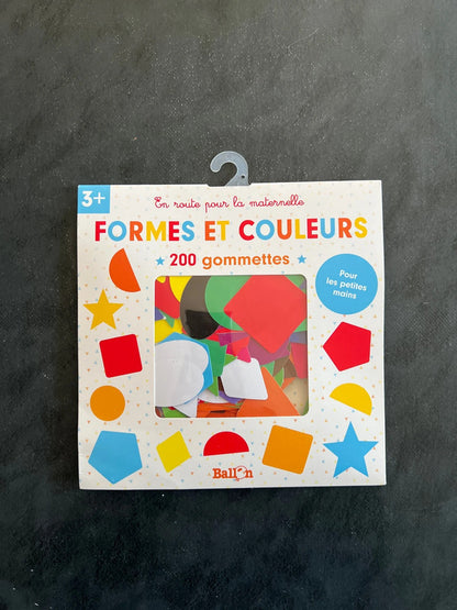 Gommettes - formes et couleurs - 3+