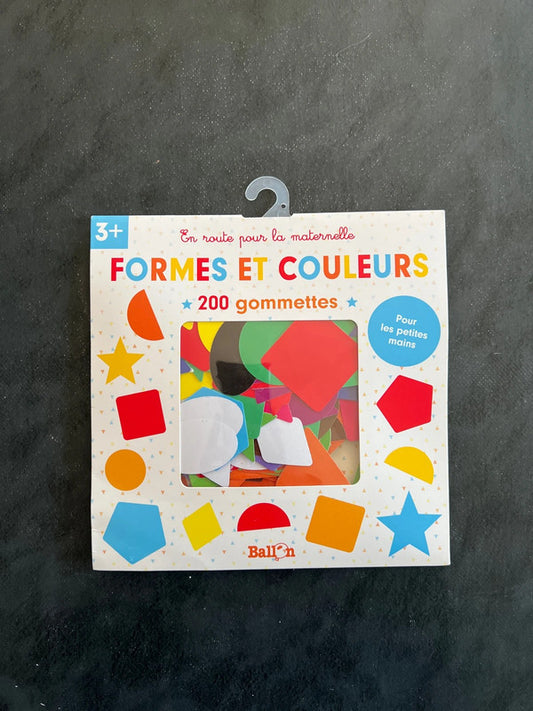 Gommettes - formes et couleurs - 3+