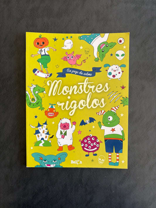 Livre à colorier - monstres rigolos