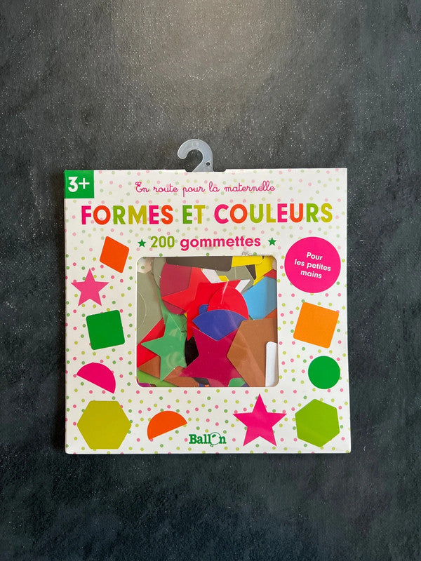 Gommettes - formes et couleurs - 3 ans et plus
