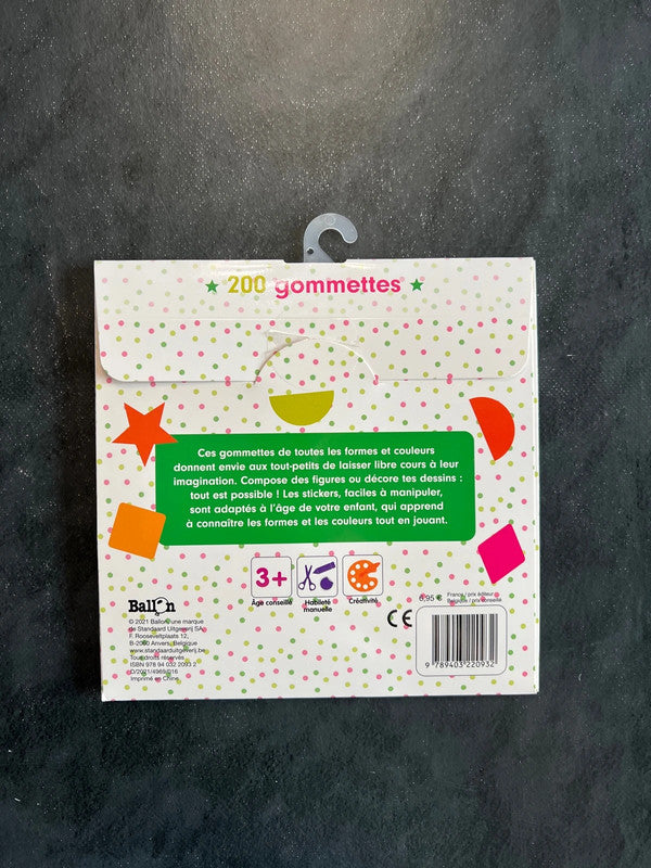 Gommettes - formes et couleurs - 3 ans et plus