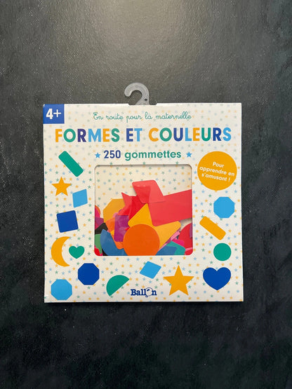 Gommettes - formes et couleurs - 4+