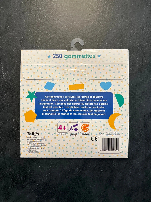 Gommettes - formes et couleurs - 4+
