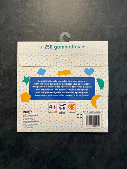 Gommettes - formes et couleurs - 4+