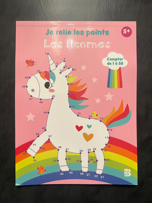 Je relie les points - les licornes