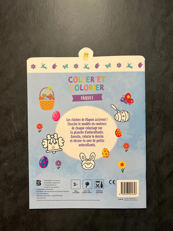 Coller et colorier - Pâques