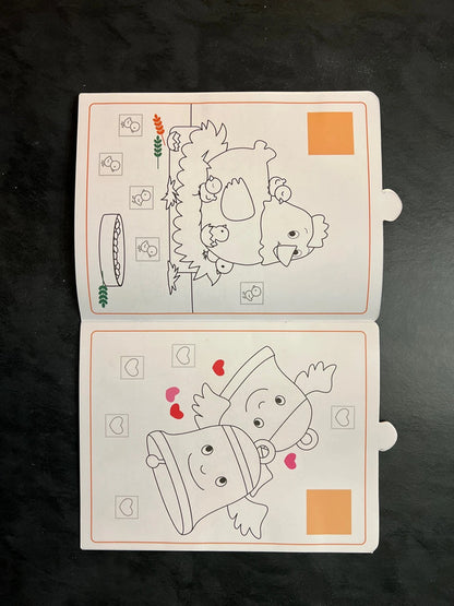 Coller et colorier - Pâques