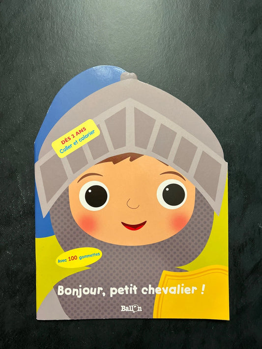 Coller et colorier - bonjour, petit chevalier !