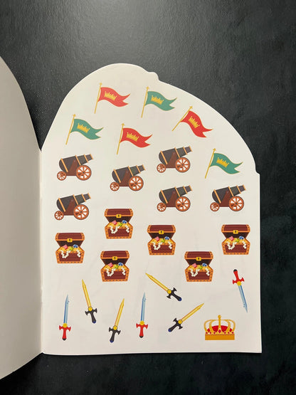 Coller et colorier - bonjour, petit chevalier !