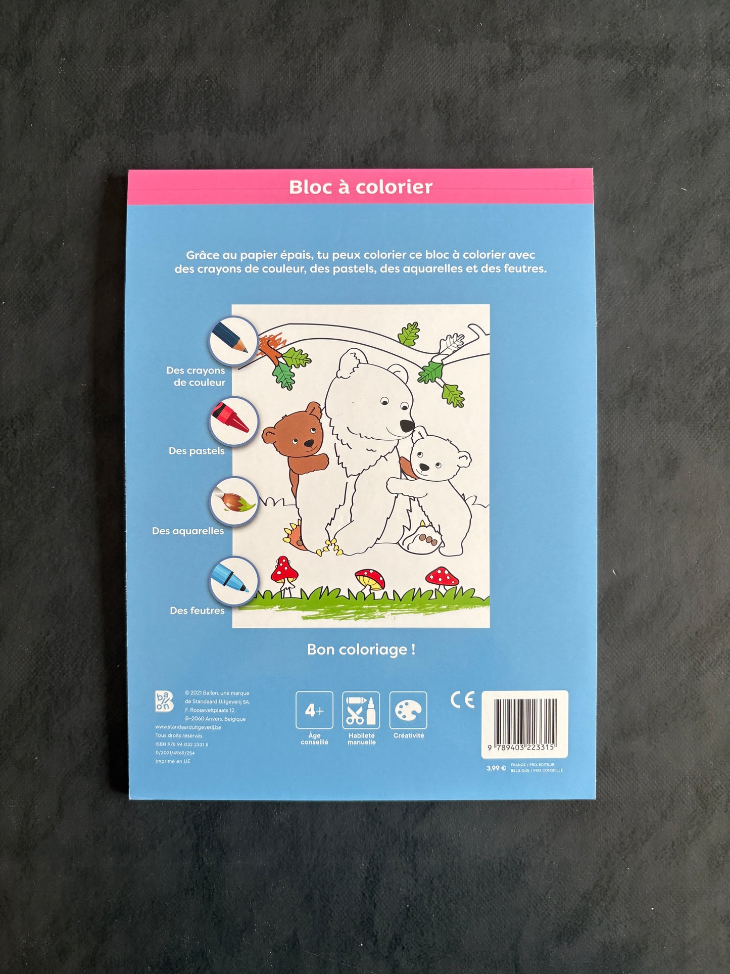 Livre à colorier - Les bébés animaux - Dès 4 ans