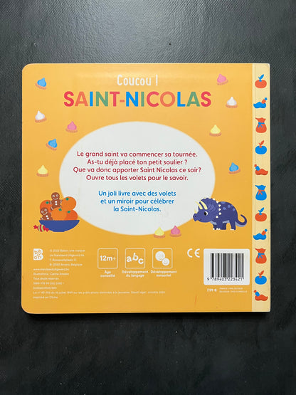 Livre cartonné - coucou ! Saint-Nicolas