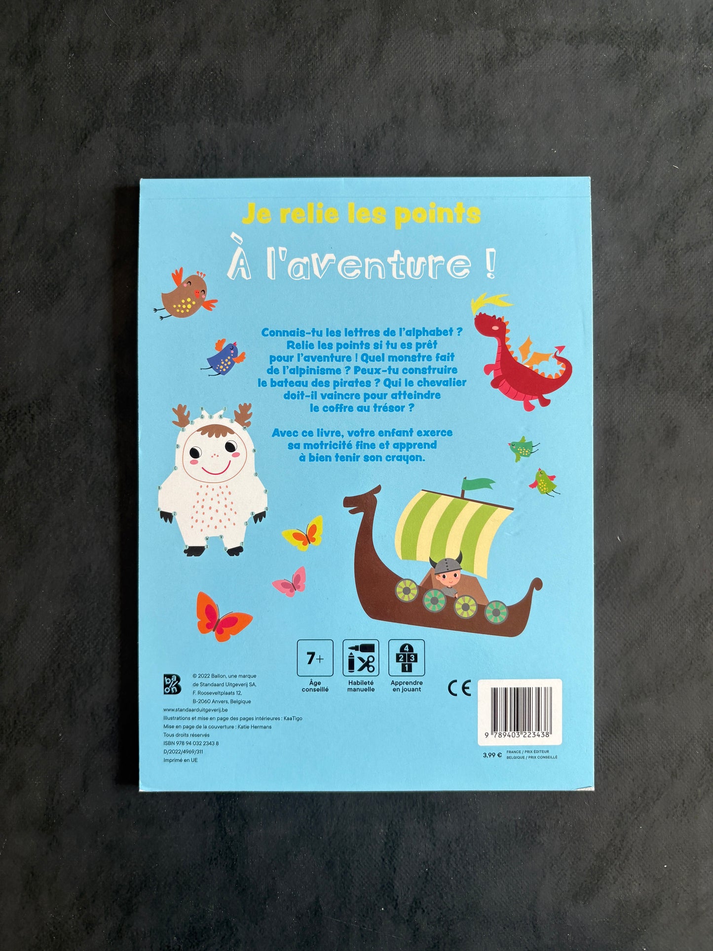 Livre jeux à points - A l'aventure - Dès 7 ans