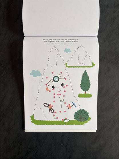 Livre jeux à points - A l'aventure - Dès 7 ans