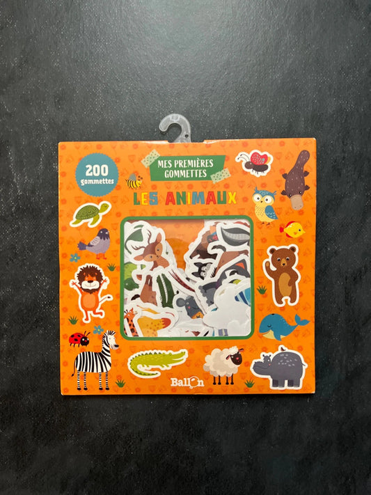Mes premières gommettes - les animaux