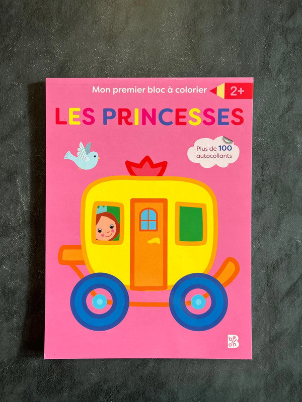 Mon premier bloc à colorier - les princesses