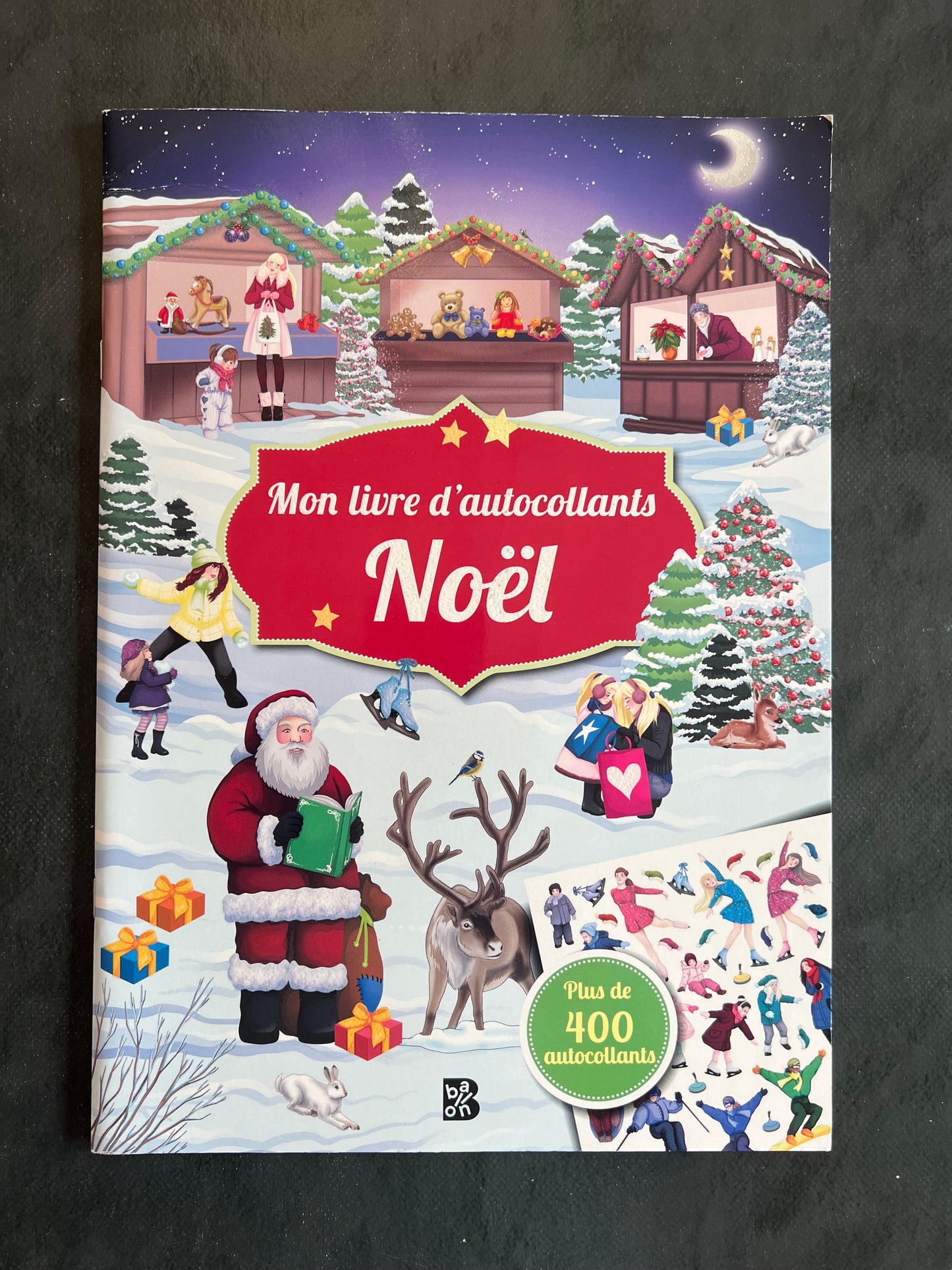 Mon livre d'autocollants - Noël