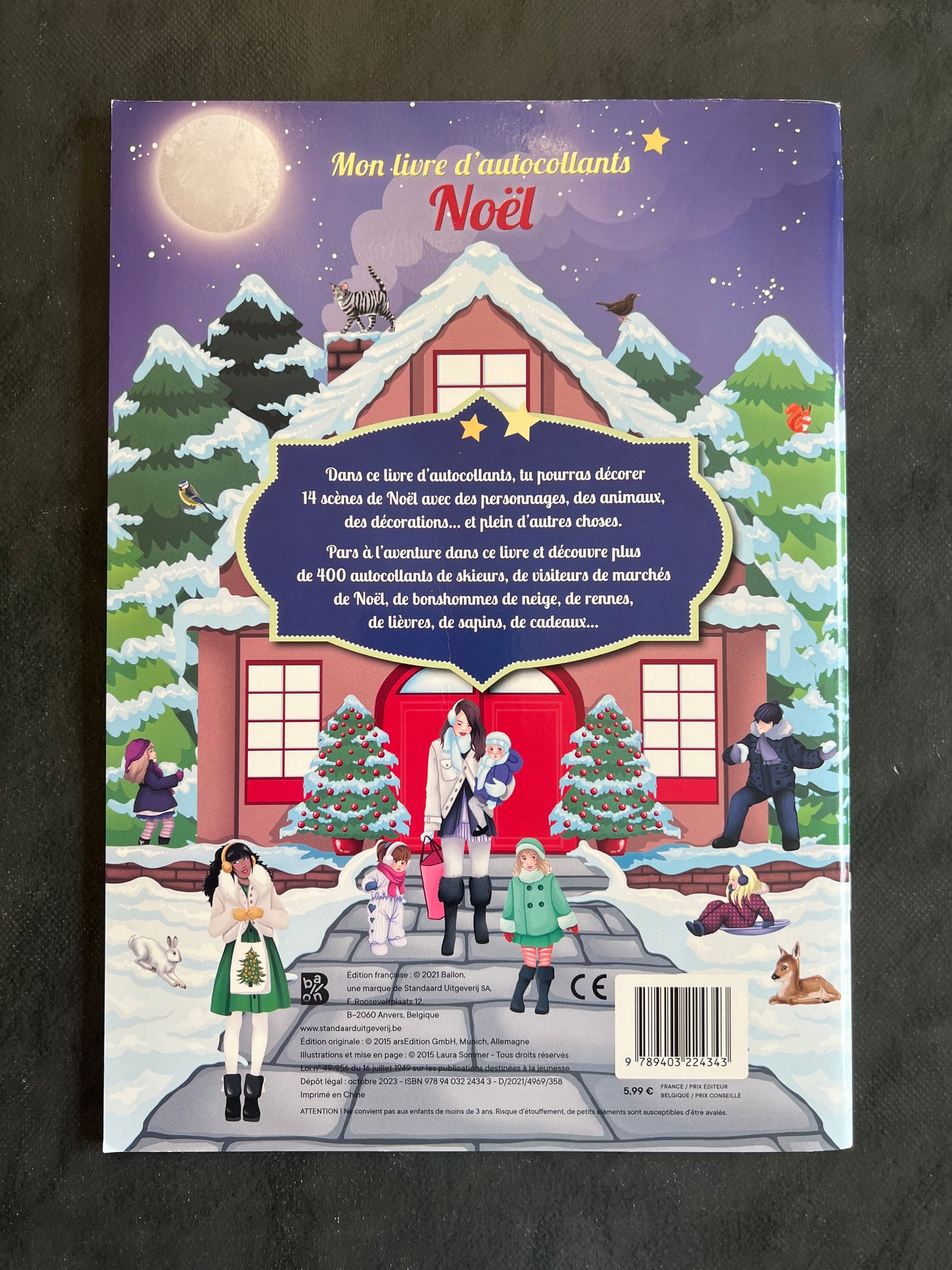 Mon livre d'autocollants - Noël