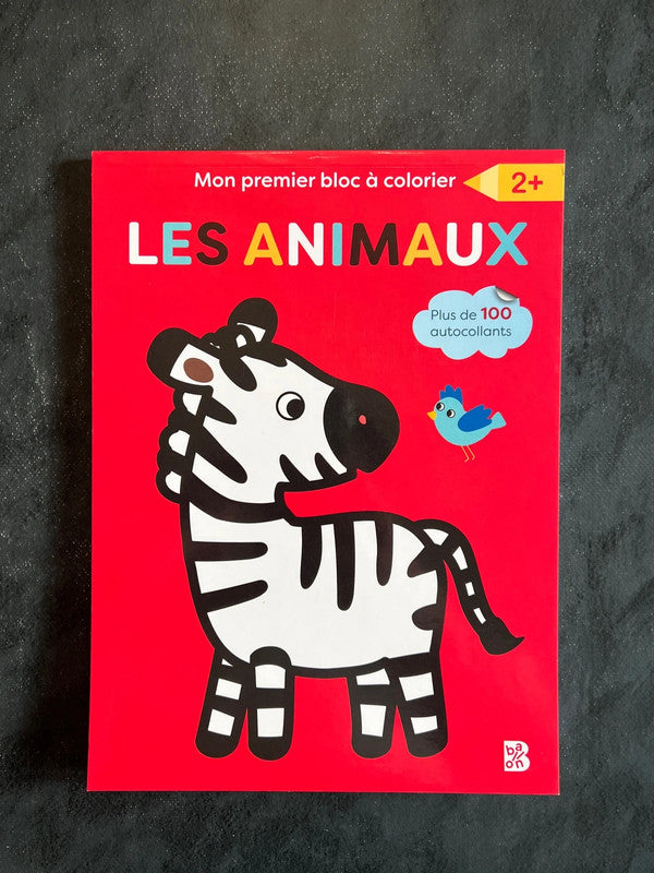 Mon premier bloc à colorier - les animaux