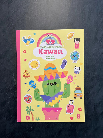 Mon livre d’autocollants kawaii - autour du monde