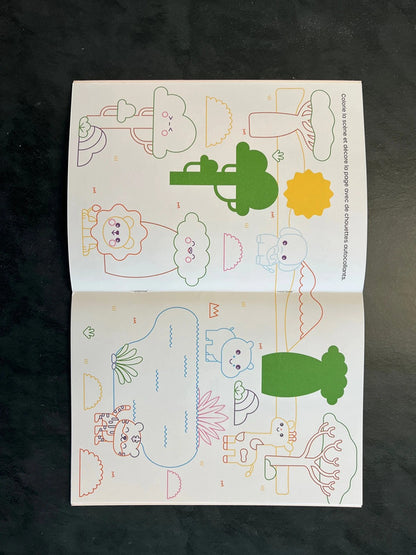 Mon livre d’autocollants kawaii - autour du monde