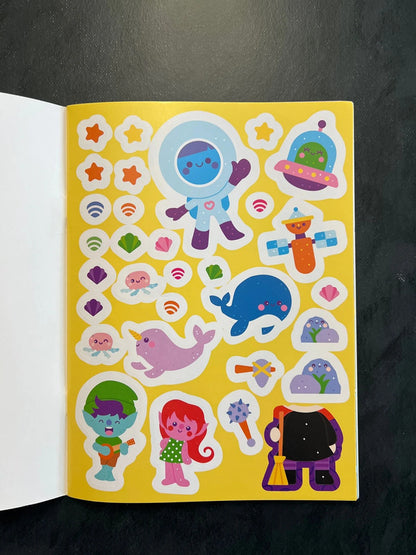 Mon livre d’autocollants kawaii - à l’aventure