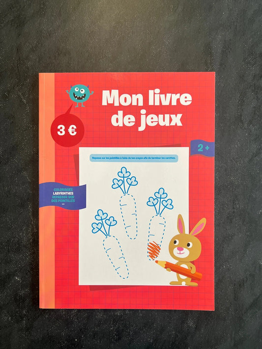 Mon livre de jeux - dés 3 ans