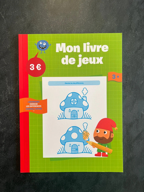 Mon livre de jeux - dés 3 ans