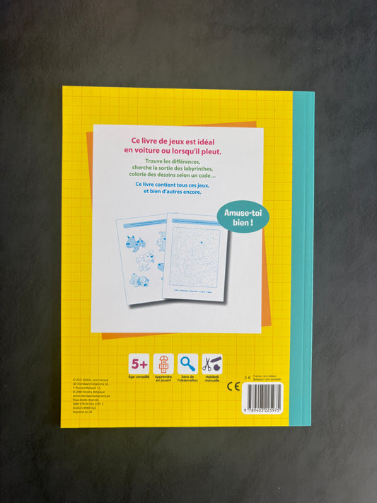 Mon livre de jeux - dès 5 ans