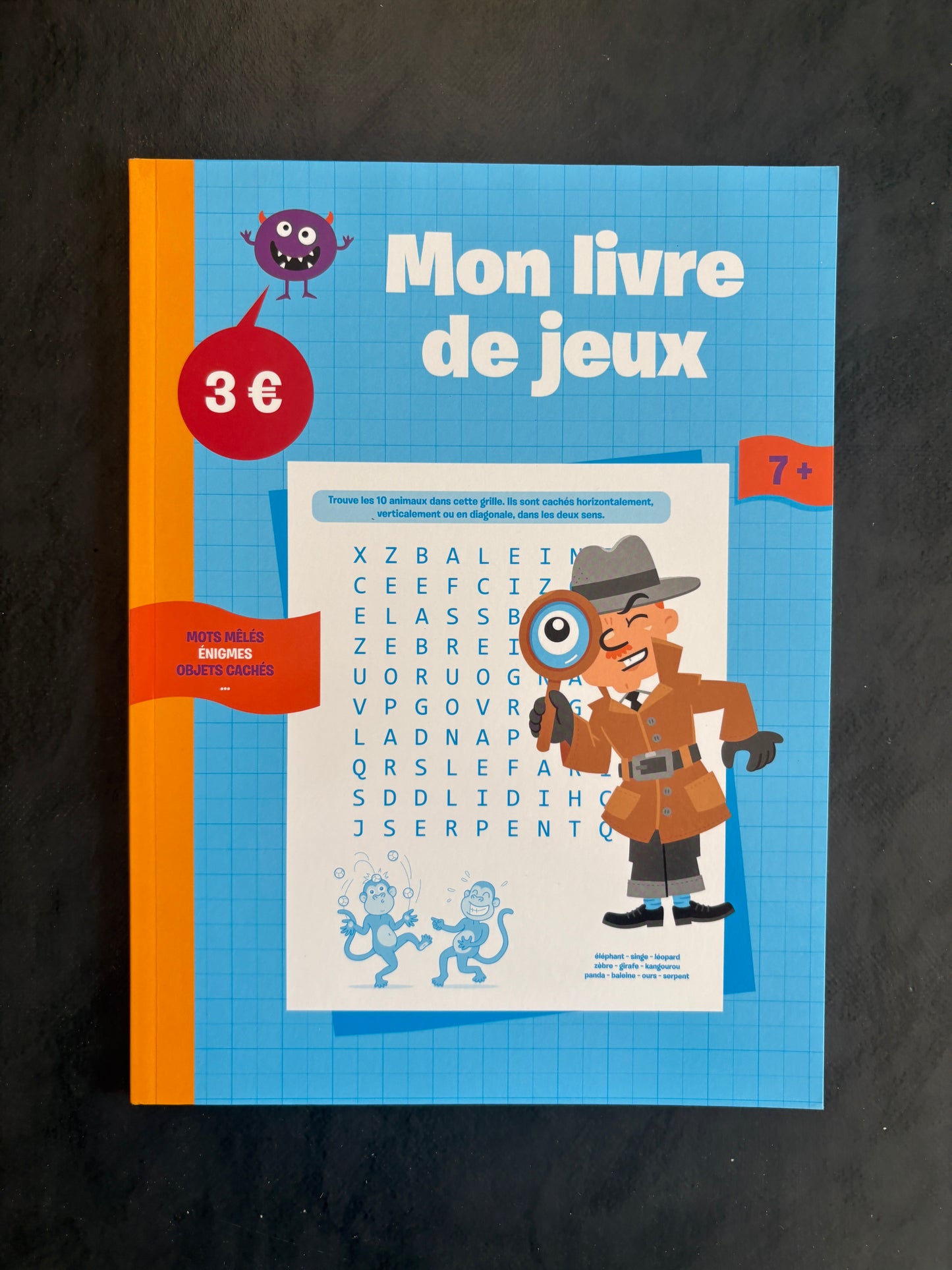 Mon livre de jeux - dès 7 ans