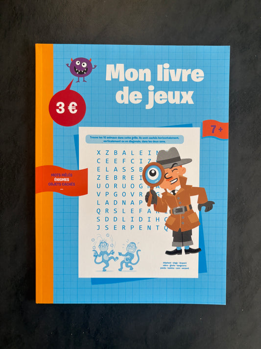 Mon livre de jeux - dès 7 ans