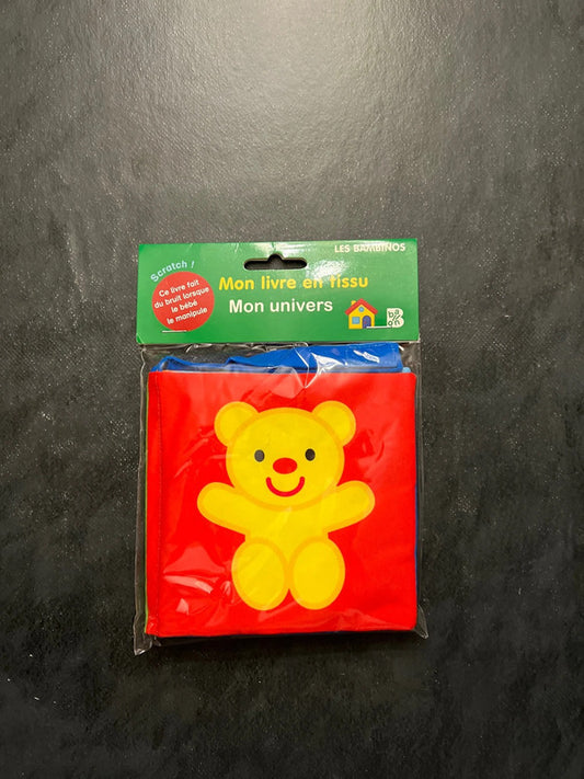 Livre en tissu - mon univers