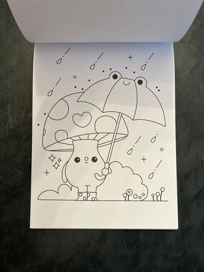 Mon bloc à colorier - kawaii