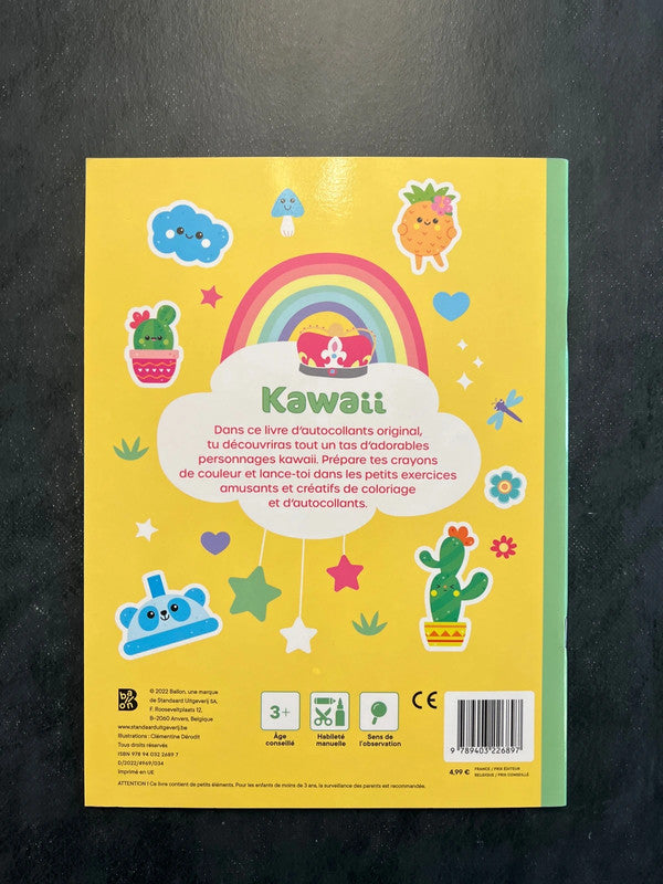 Mon livre d’autocollants kawaii