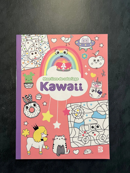 Mon livre de coloriages - kawaii