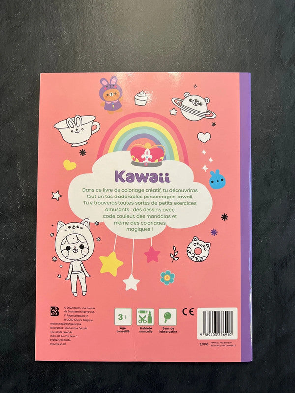 Mon livre de coloriages - kawaii