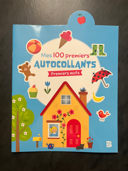 Mes 100 premiers autocollants - mes premiers mots