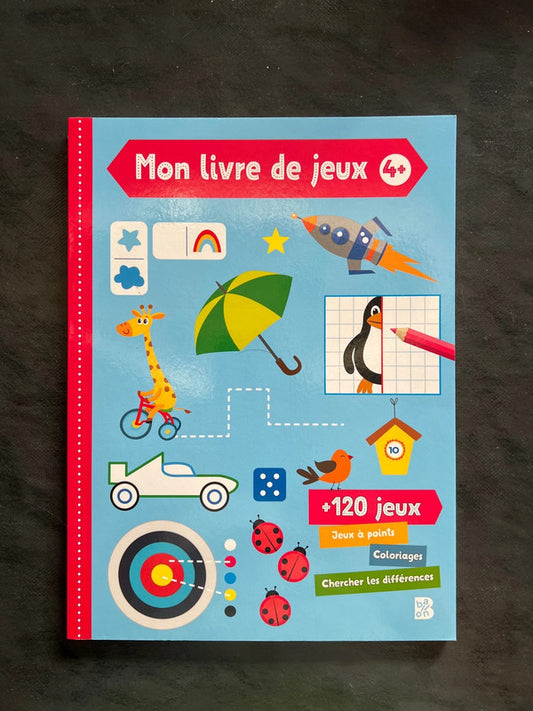 Mon livre de jeux - dés 4 ans