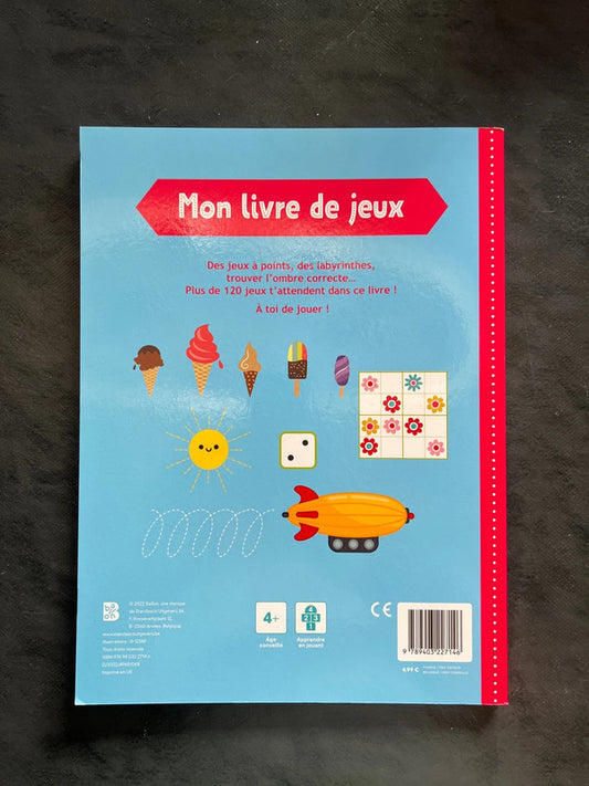 Mon livre de jeux - dés 4 ans