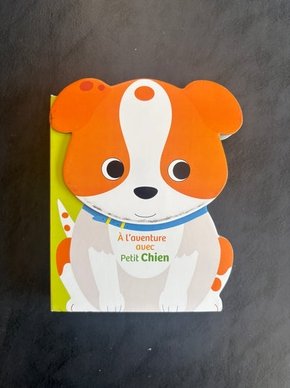 Livre cartonné - à l'aventure avec petit chien