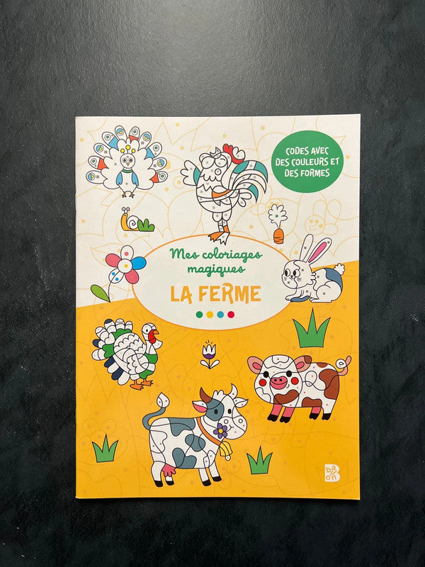 Mes coloriages magiques - la ferme